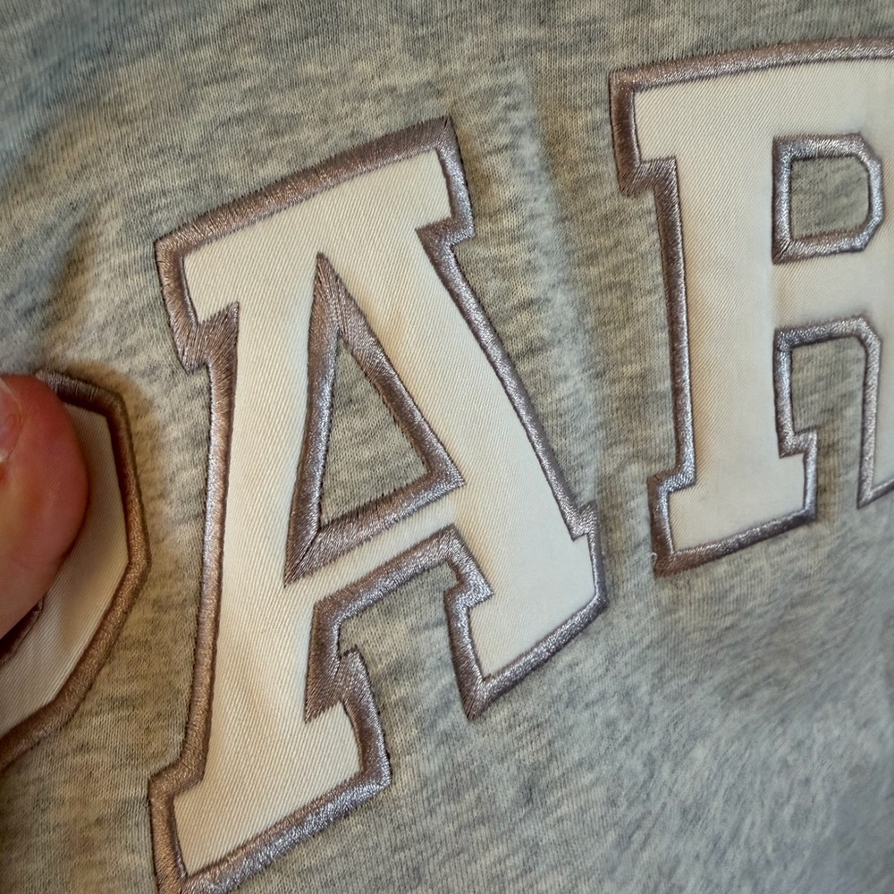 Parke !!SOLD OUT ONLINE!! Women's Gray Logo Sweatshirt - Picture 6 of 7